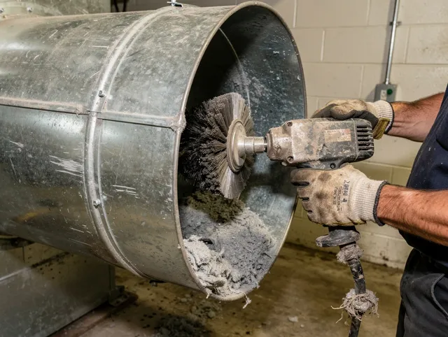 Industrial-grade dryer vent cleaning by Wallingford Dryer Vent Cleaning in Wallingford